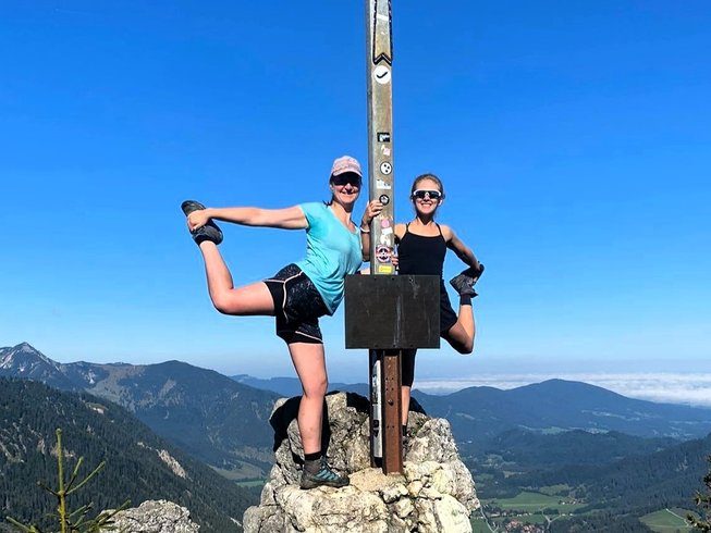 Yoga in Innsbruck, Tyrol with Johanna and Megan Joy of Serenity Travel